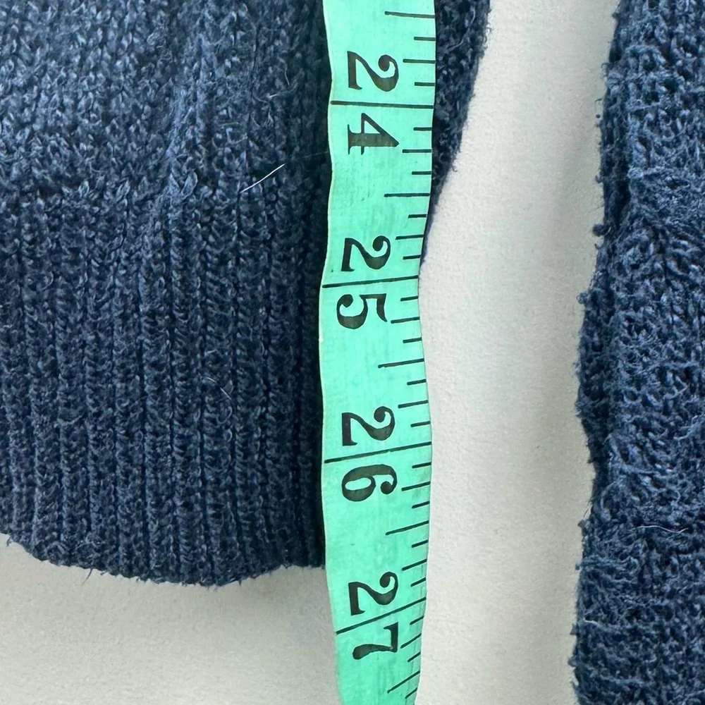 A.P.C Women Blue Cable Knit Cardigan Sweater Size‎ Small